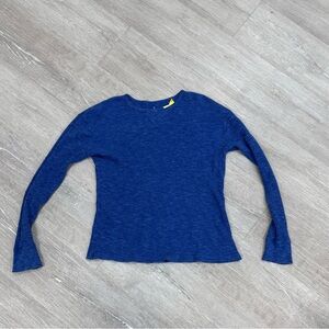 J. Crew Blue Waffle Sweater - Size XL (12/14)